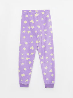 Bisiklet Yaka Nak??l? Uzun Kollu Polar K?z ?ocuk Pijama Tak?m? - Waikiki фото 3