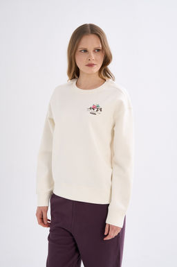 Свитшот Серо-белый ANTA SPORTS CLUB Sweatshirt фото 2