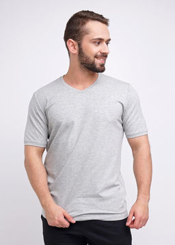 CLE Футболка муж. 600431г_мел_п меланж голубой - Clever wear фото 2