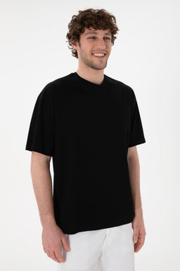 Erkek Comfort Fit Bisiklet Yaka Siyah Merserize Basic Ti__rt Sepette S_rpriz _ndirim - U.s. polo assn фото 4