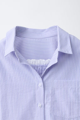 PACK CAMISA Y TOP RAYAS / Azul - Zara фото 5