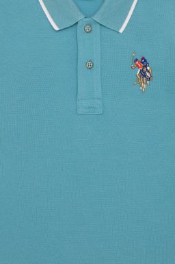U. S. Polo Assn Бирюзовая футболка-поло для мальчика - U.s. polo assn фото 3