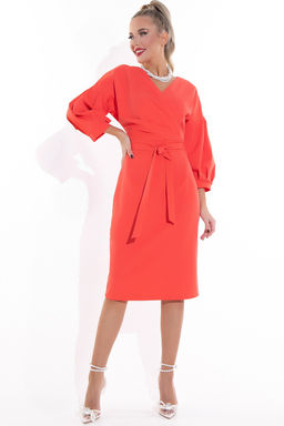 Платье Искусство обольщения (оранжевый) - Эльза фото 3