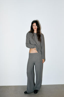 SOFT STRAIGHT-LEG TROUSERS - Zara фото 34