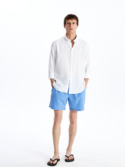 K?sa Boy Bask?l? Erkek Deniz ?ortu