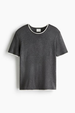 Camiseta en punto fino