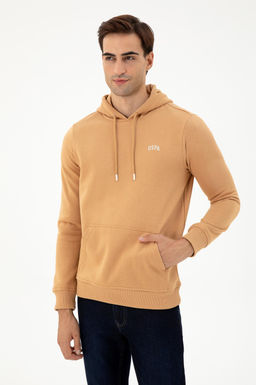 Мужской базовый свитшот светло-коричневого цвета Неожиданная скидка в корзине - U.s. polo assn фото 3