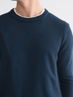 Bisiklet Yaka Regular Fit Erkek Triko Kazak