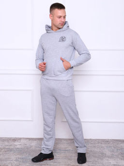 Ричард(меланж) костюм , 80% хлопок, 20% п/э