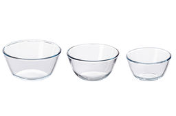 Набор 3 салатников 800 мл, 1050 мл, 1,6 л Crystal glass стекло - Elan gallery фото 7