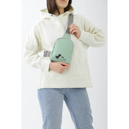 Сумка через плечо ROAR Динозавр на молнии, цвет мятный - NAZAMOK KIDS фото 7