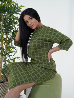 Фрида платье женское (кофе буквы) - Lovetex фото 19