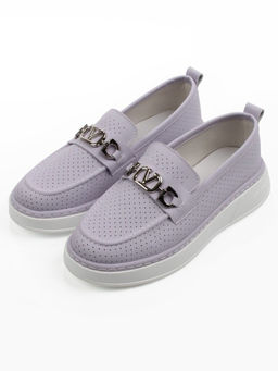 06-YE286-3 PURPLE Туфли женские (натуральная кожа)