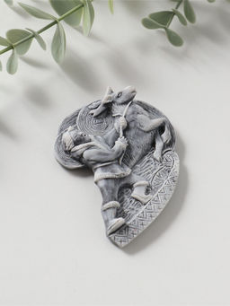 Магнит "Оленевод" (барельеф) , 6,5см