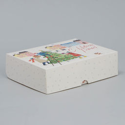 Цена за 5 шт. Коробка складная «С Новым годом», 20×17×6 см