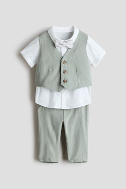 Conjunto de vestir de 4 piezas en mezcla de lino - H&m фото 2