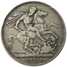 1 крона 1893 года Великобритания