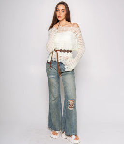 Лонгслив+топ #КТ2979, лайм