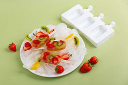 Форма силиконовая S-CHIEF для мороженого SPC-0402 19.4 x 13 x 2.4 см волны - 3 ячейки фото 4