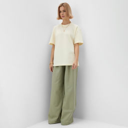 Футболка женская MINAKU, молочная, размер 52-54