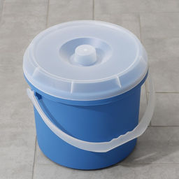 Ведро с крышкой, 15 л, d=30 см, h=28 см, МИКС