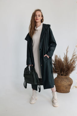 Плащ AMORI 2137 изумрудный  фото 2