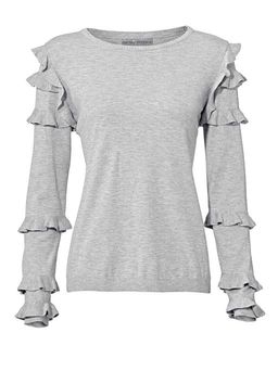 Пуловер, серый - Ashley brooke фото 2