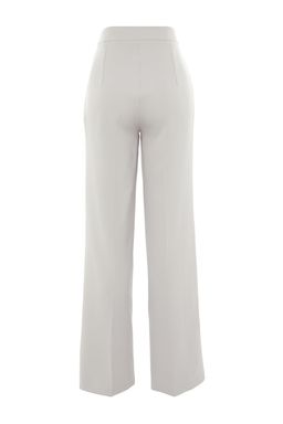 TRENDYOLMILLA Ekru Wide Leg/Genis Paca Yuksek Bel Dokuma Kumas Pantolon TWOAW22PL0066 фото 20