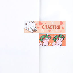 Стикеры-закладки, 30 листов, 9 шт. Веселый новый год