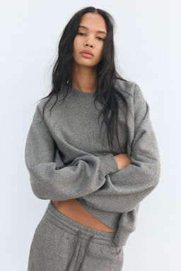 SHINY SLOGAN PLUSH SWEATSHIRT - Zara фото 2