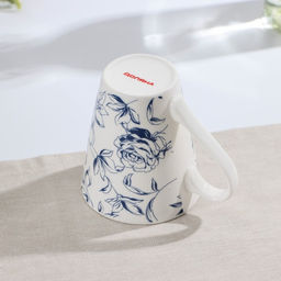 Кружка фарфоровая Доляна Розалия, 300 мл, цвет белый  фото 2