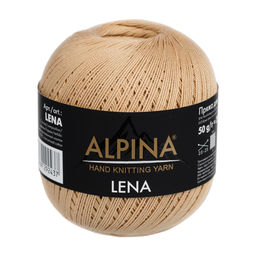Пряжа ALPINA LENA 100% мерсеризованный хлопок 10 шт. х 50 г 280 м  15 м