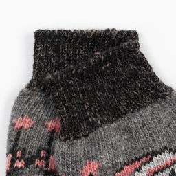 Носки новогодние мужские шерстяные «Дед мороз», цвет серый, размер 27