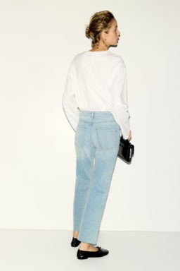Flared Regular Waist Ankle Jeans - H&m фото 5