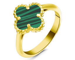 Кольцо, малахит прес., ТВЛ-2лп
