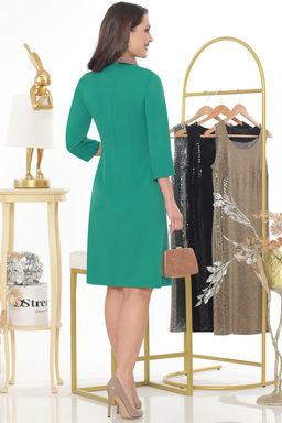 Платье Модная перспектива, грин - Dstrend фото 5