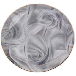 Чайная пара "Поэзия" (кружка 220мл, блюдце,ложка) серая