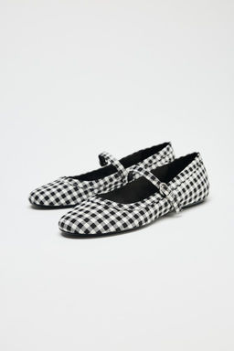 CHECK MARY JANES - Zara фото 5