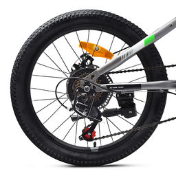 Велосипед 20" Rocket Crux 2.0 , цвет серый, размер 11"