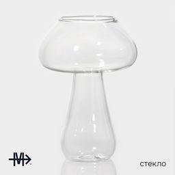 Бокал Magistro Гриб, 200 мл, стекло, прозрачный  фото 2
