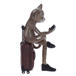 Фигурка декоративная "Кот", L8 W8 H16,5 см