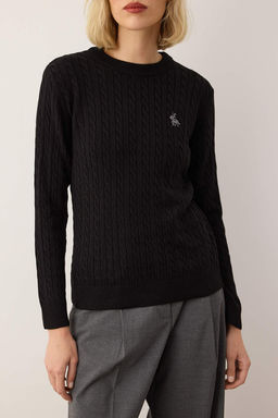 Ekru At Nak?sl? Sac Orgu Ince Triko Kazak TWOAW26KZ00122 - Trendyolmilla фото 15