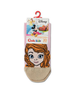 Цена за 2 пары Conte-Kids Носки с рисунками Принцессы Disney Lycra® св.розовый