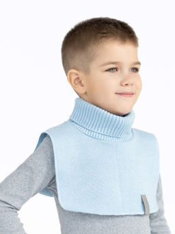 Манишка вязаная черная Ш-111 (48-54)