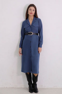 Платье-рубашка с английским воротником - Martichelli фото 251