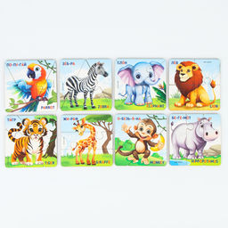 Пазлы деревянные развивающие для малышей Животные - Лесная мастерская фото 5