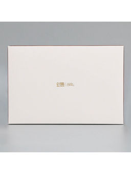 Цена за 5 шт. Коробка для капкейков, кондитерская упаковка двухсторонняя, 6 ячеек «Розы», 25 х 17 х 10 см