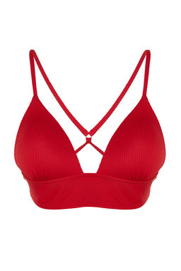 TRENDYOLMILLA Turuncu Ucgen Push Up Dokulu Bikini Ustu TBESS21BU0010  фото 40