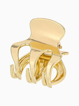 Цена за 2 шт. Крабики для волос «Либерти», набор 2 шт., зубчики классика, 2 см, золото