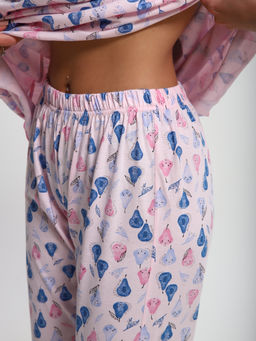 М43 Пижама Мальвина (груши на розовом)